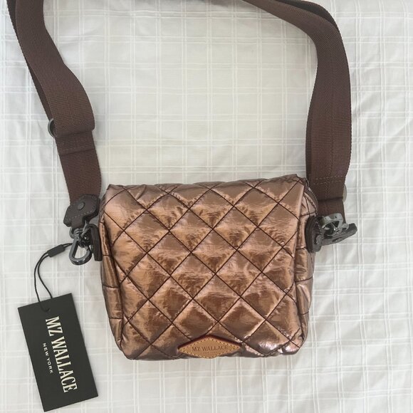 MZ WALLACE - Micro Crosby Sling Bag Copper Metallic - Picture 4 of 8
